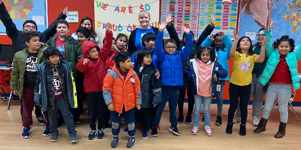 Winter Warmth coat drive banner supporting youth in Northern Virginia